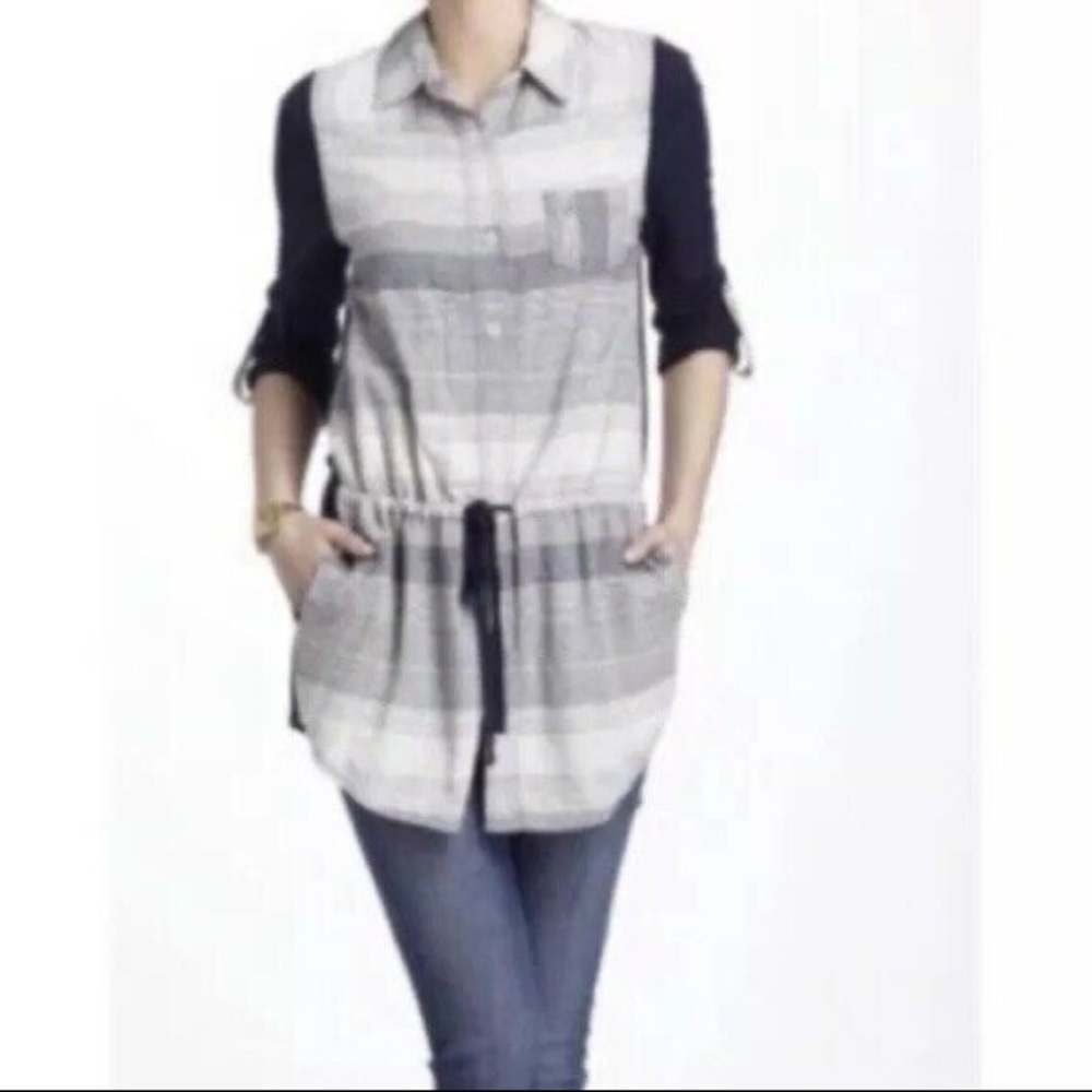 Anthropologie Postmark Rowena linen tunic size xs